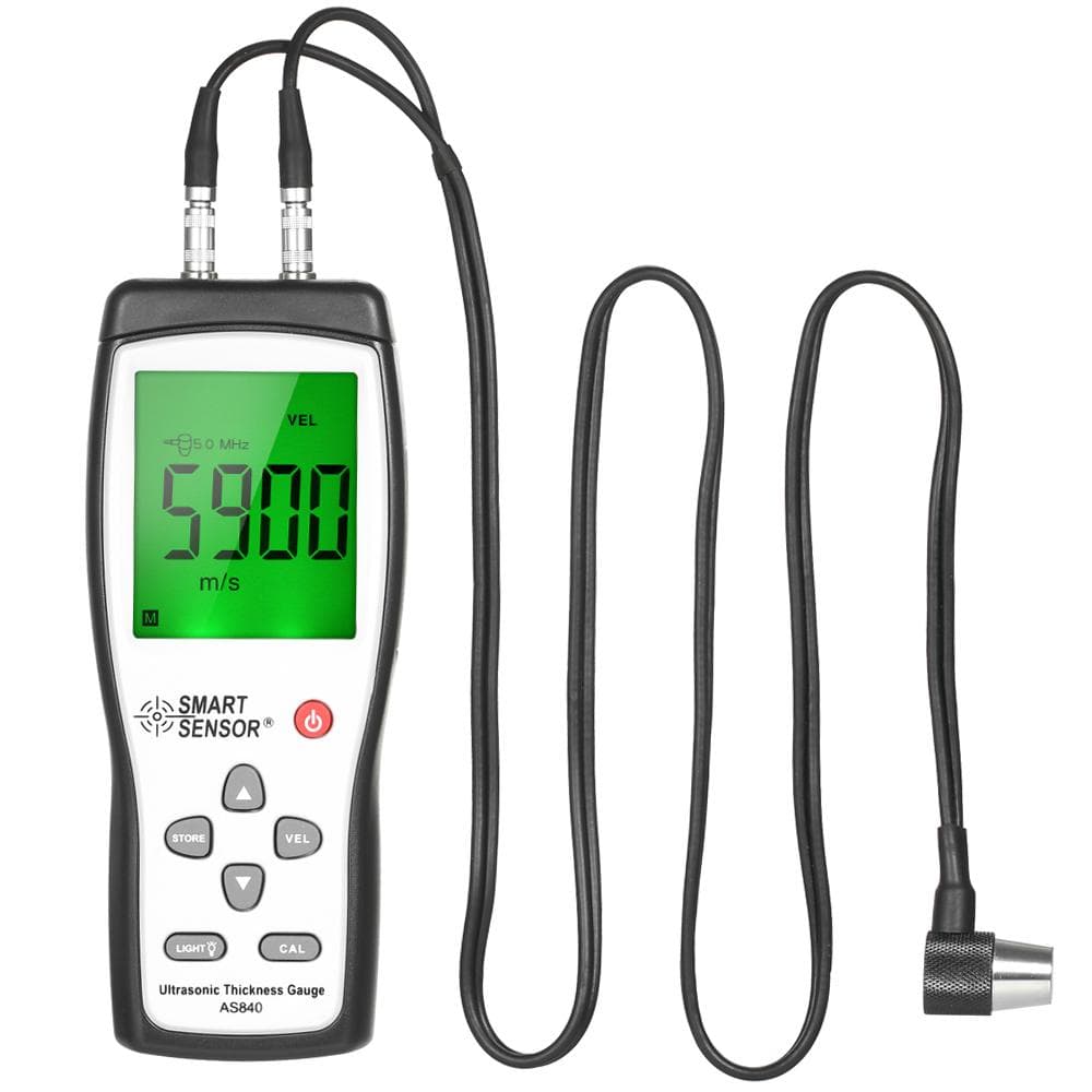 SMART SENSOR Professional Ultrasonic Thickness Gauge Handheld LCD Digital Thickness Tester Depth