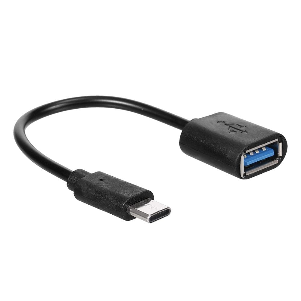 OTG Adapter TypeC to USB3.0 Adapter Cable TypeC Male to USB3.0 Female Converter Cable Highspeed black