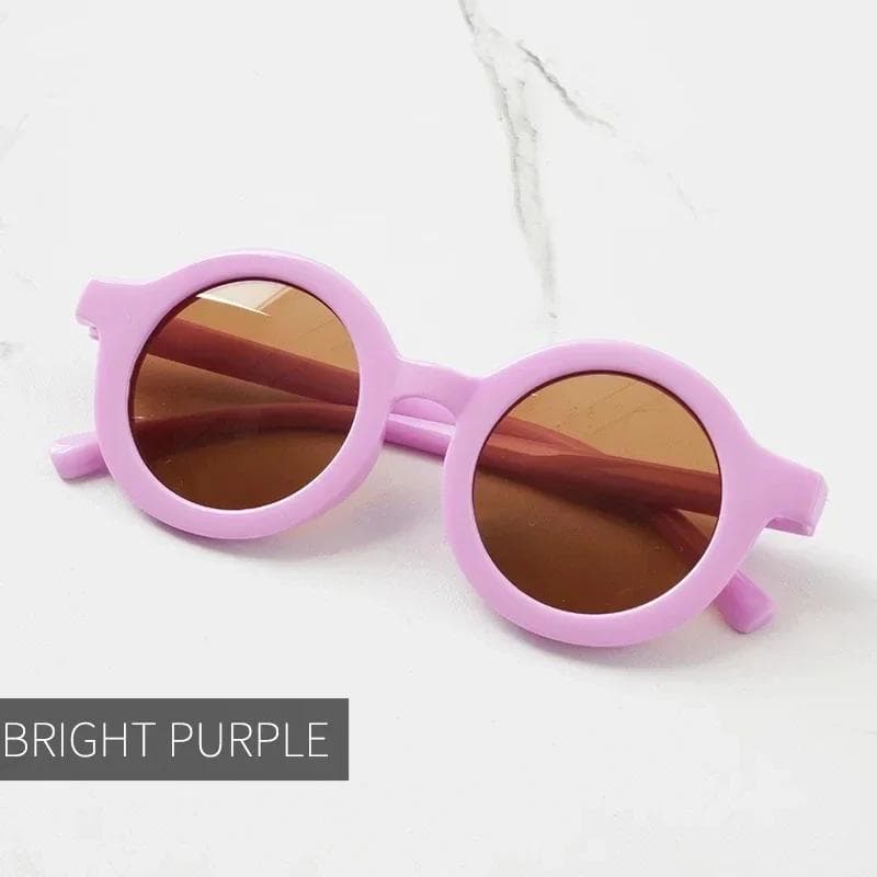 new childrens sunglasses UV400 protection plastic frames trendy colorful kids eyewear yuanchaotong brand