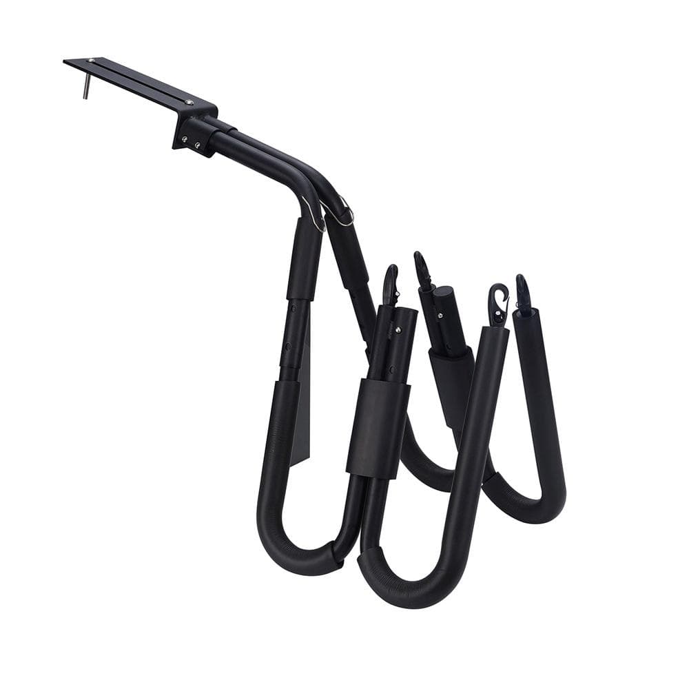 Bike Surfboard Rack Holder Double-Board Portable Adjustable Side Carrier Surf Rack Wakeboard Wind black
