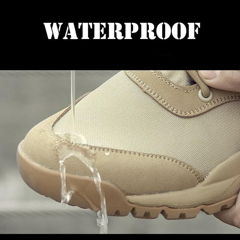 Ultra Light Special Forces Boots All Terrain Adaptation Ghost Combat Boots TEX Breathable PMC High Desert Boots Mens Outdoor SFB Military Enthusiasts 35 tan