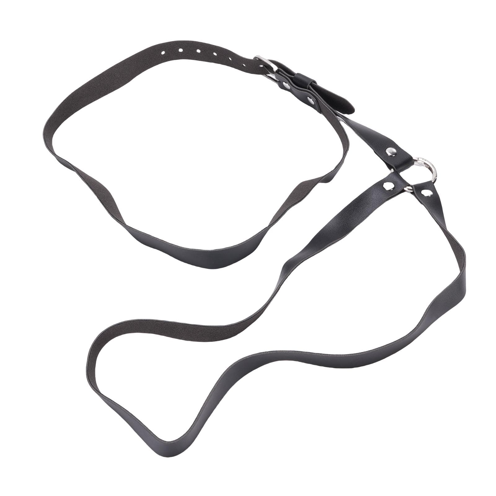 Hat Holder Strap PU Leather Minimalist Multifunctional Automotive Seatback Hat Hanging Strap Brown