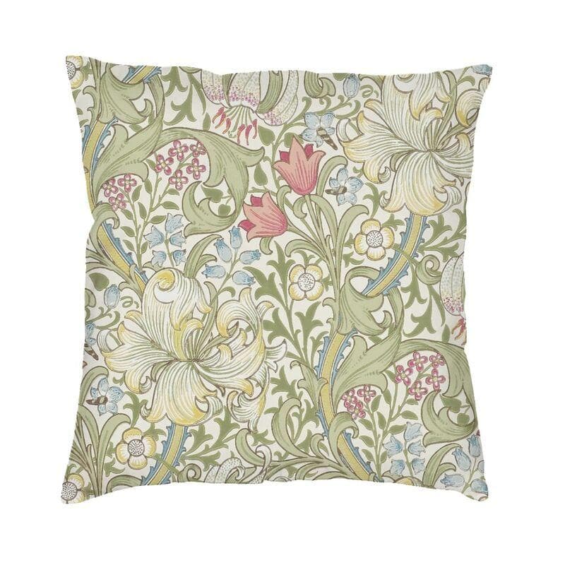 Luxury Fox And Hares By William Morris Cushion Cover 45x45cm Velvet Floral Textile Pattern Throw Pillow Case for Car Pillowcase 45x45cm 18x18in