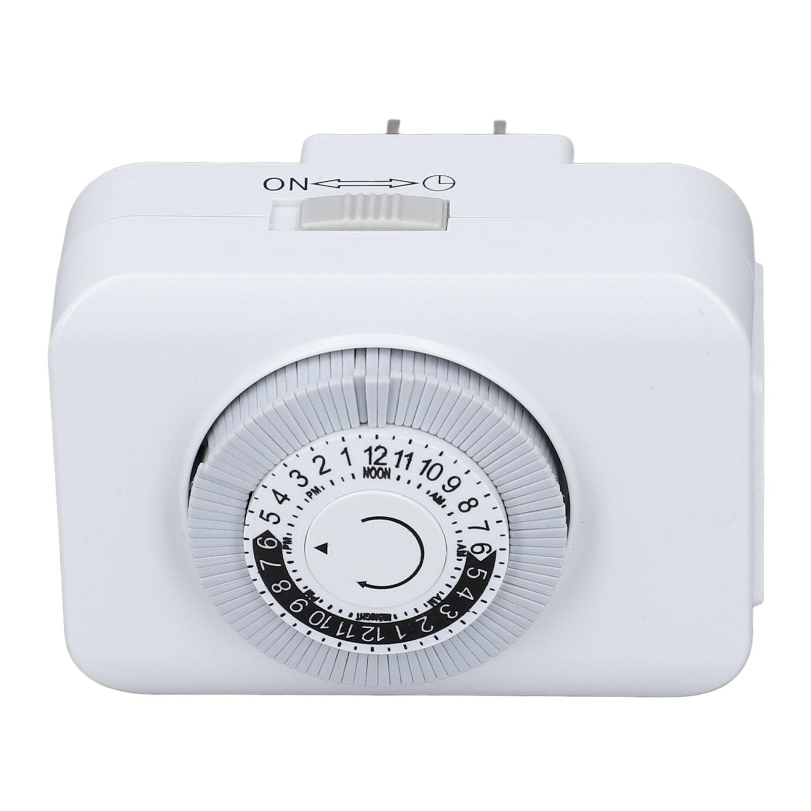 24 Hour Plug in Timer Socket Auto Power Off Programmable 2 Prong Timing Switch Outlet 15 Minute