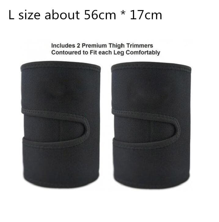 2 PCS Legwarmers Sauna Sweat Thigh Calories Off Warmer Slender Slimming Legs Fat Burner Thermo Neoprene Compress Support Belt