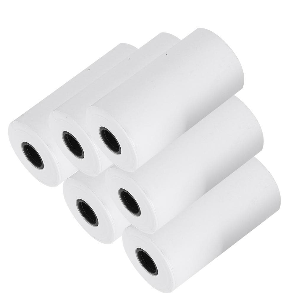 6 Rolls 57x30mm Thermal Receipt Paper Professional Printing Accessory for Small Printer
