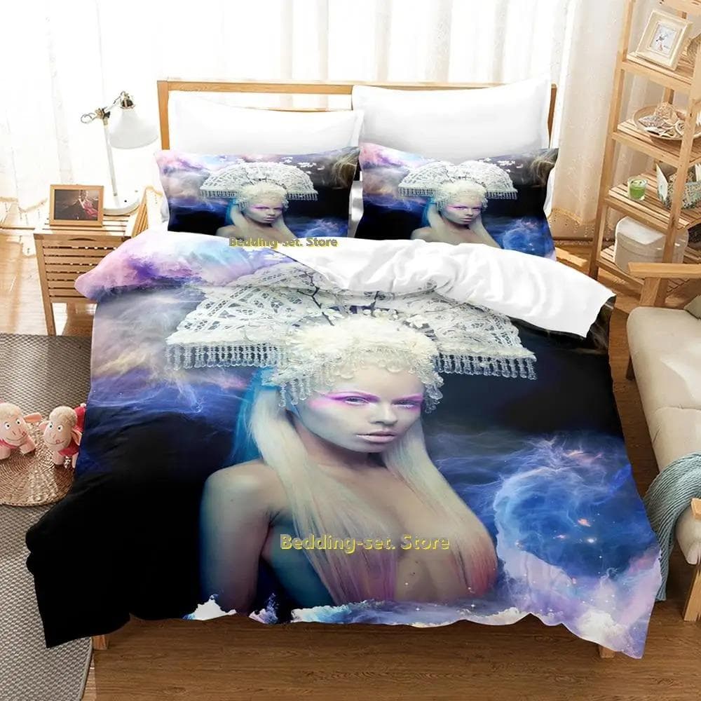 Popular Kerli Bedding Set Single Twin Full Queen King Size Bed Set Adult Kid Bedroom Duvetcover Sets Print Anime Bed Sheet Set 70x133cm 2pcs