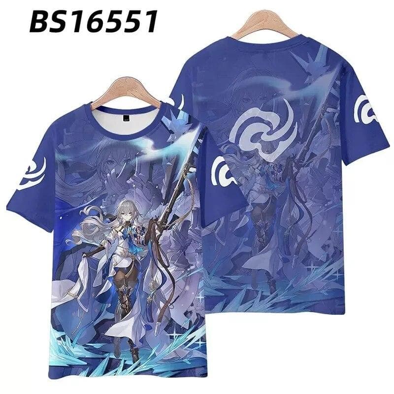 Game Honkai: Star Rail printed T-shirts 3D Men Women Fashion Harajuku cosplay Tees clothing street Unisex plus size y2k tops 2XL