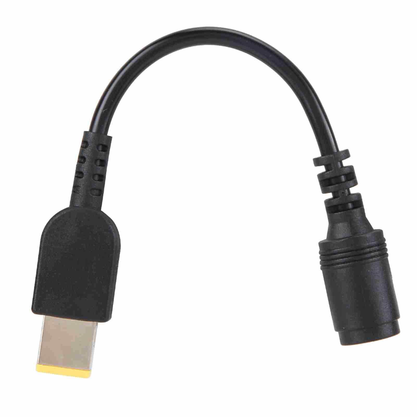 For Lenovo Laptop Power Adapter Round Port to Square Port X240 X1 G405 Conversion Line