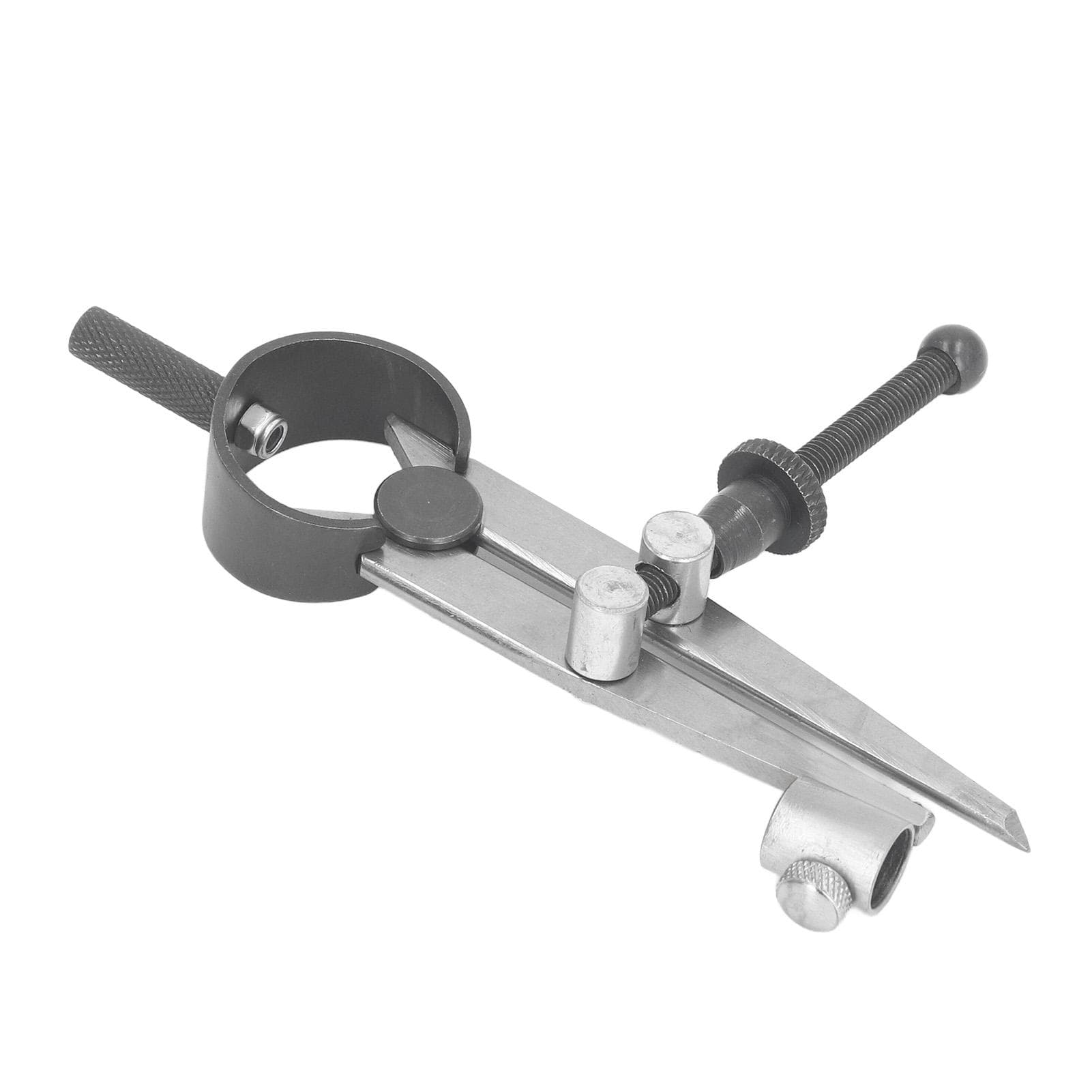 Wing Divider 125mm Carbon Steel High Hardness Leather Woodworking Compass with Pencil Holder