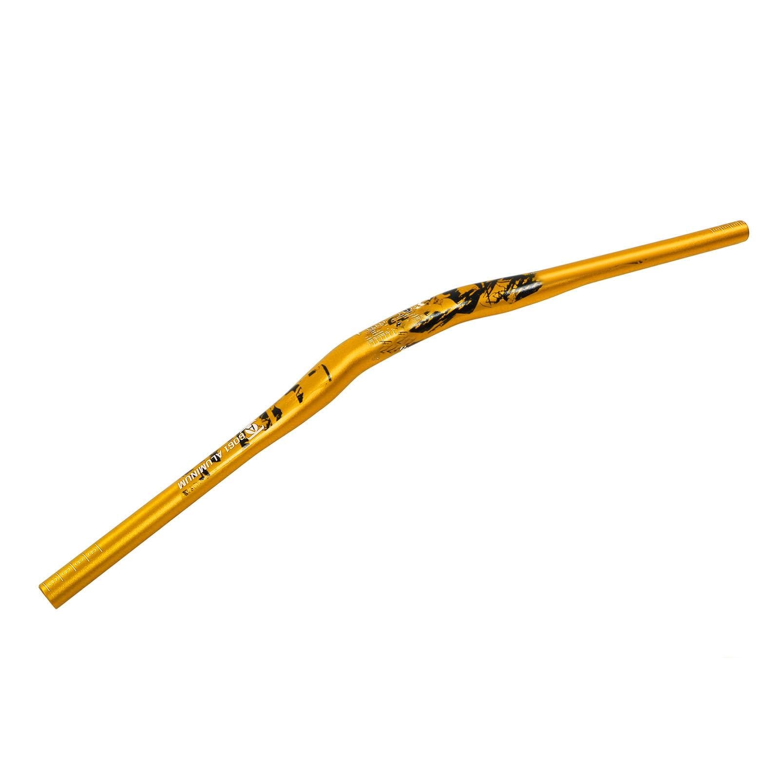 Bike Handlebar Handle Riser Bar Extra Long Aluminium Alloy 31.8x720mm Fro Cycling Yellow
