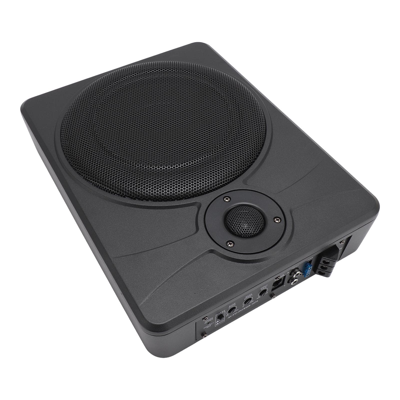 Car Subwoofer Kit 10 Inch 600W 20Hz to 150Hz Variable Low Pass Filter Bass Boost Underseat