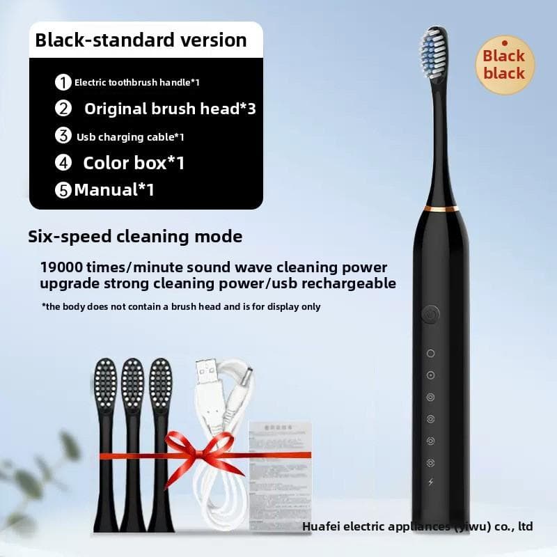 Electric Toothbrush Waterproof Soft-bristled Toothbrush Body Wash Adult Home Rechargeable Toothbrush