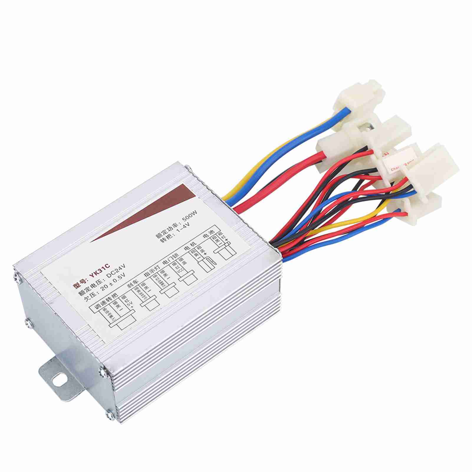 24V 500W Motor Brushed Controller Box for Electric Bicycle Scooter E bike