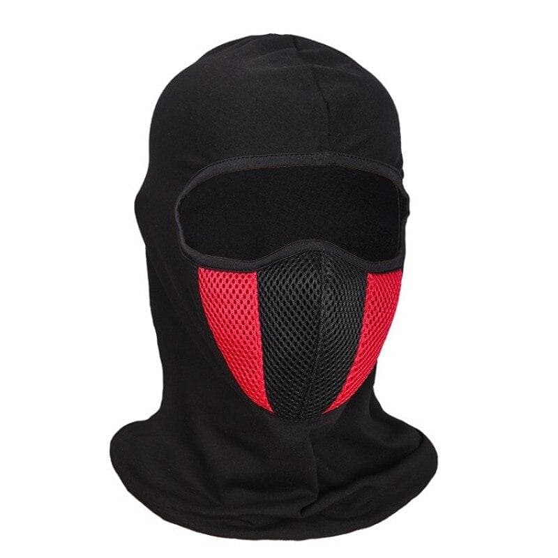 Men Outdoor Balaclava Motorcycle Ski Mask Windproof Warm Neck Full Face Shield Protect red