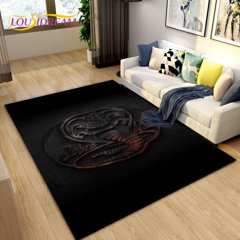 Cobra Kai Amanda TV Karate Area Rug Large,Carpet Rug for Living Room Bedroom Sofa Doormat Decoration,Kid Play Non-slip Floor Mat 70x100cm