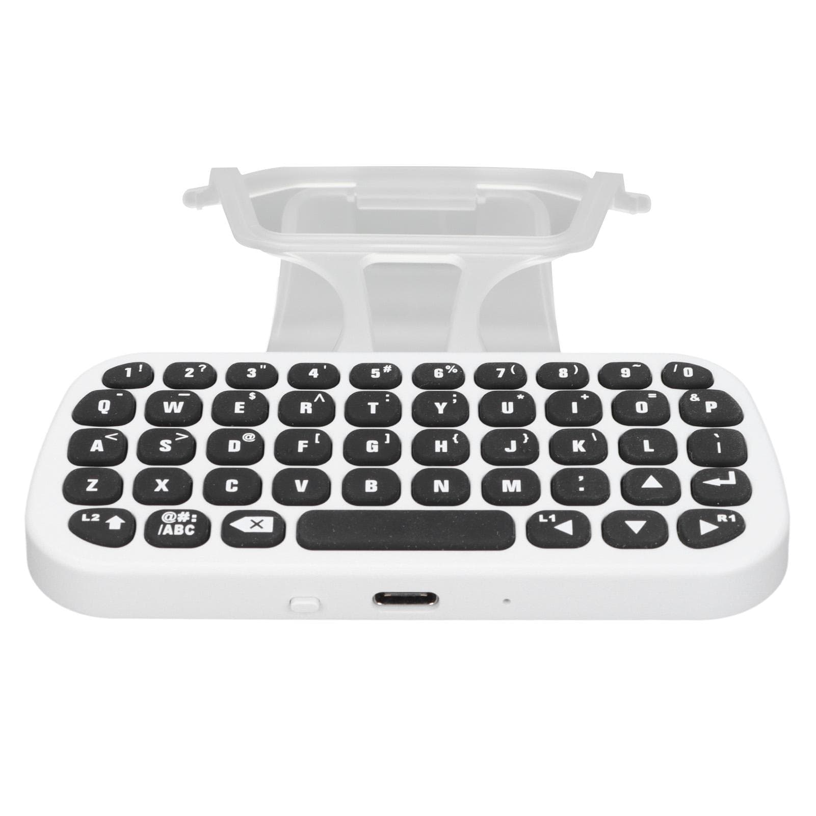 Keyboard for PS5 Wireless Controller Gamepad Wireless Bluetooth Chatpad for PS5 with Clip and