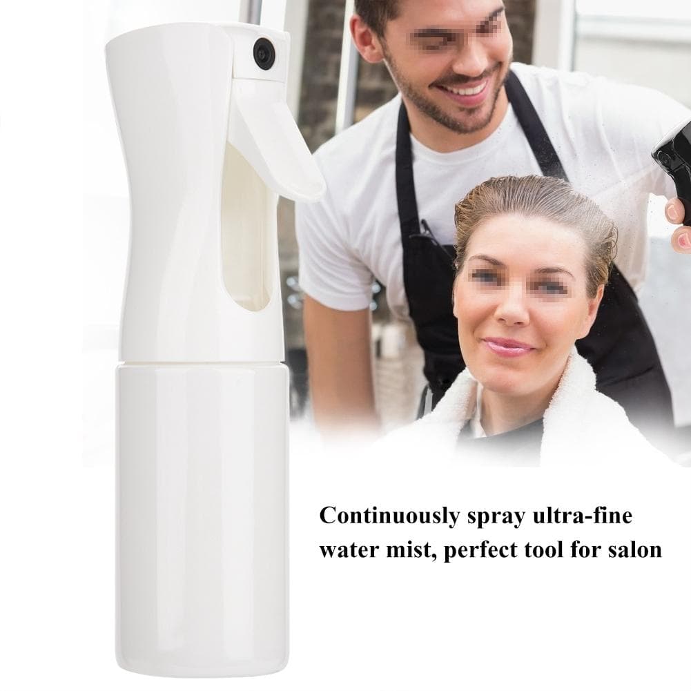 Refillable Hairdressing Water Sprayer Barbershop Spray Bottle Hair Tool White S 200ML white