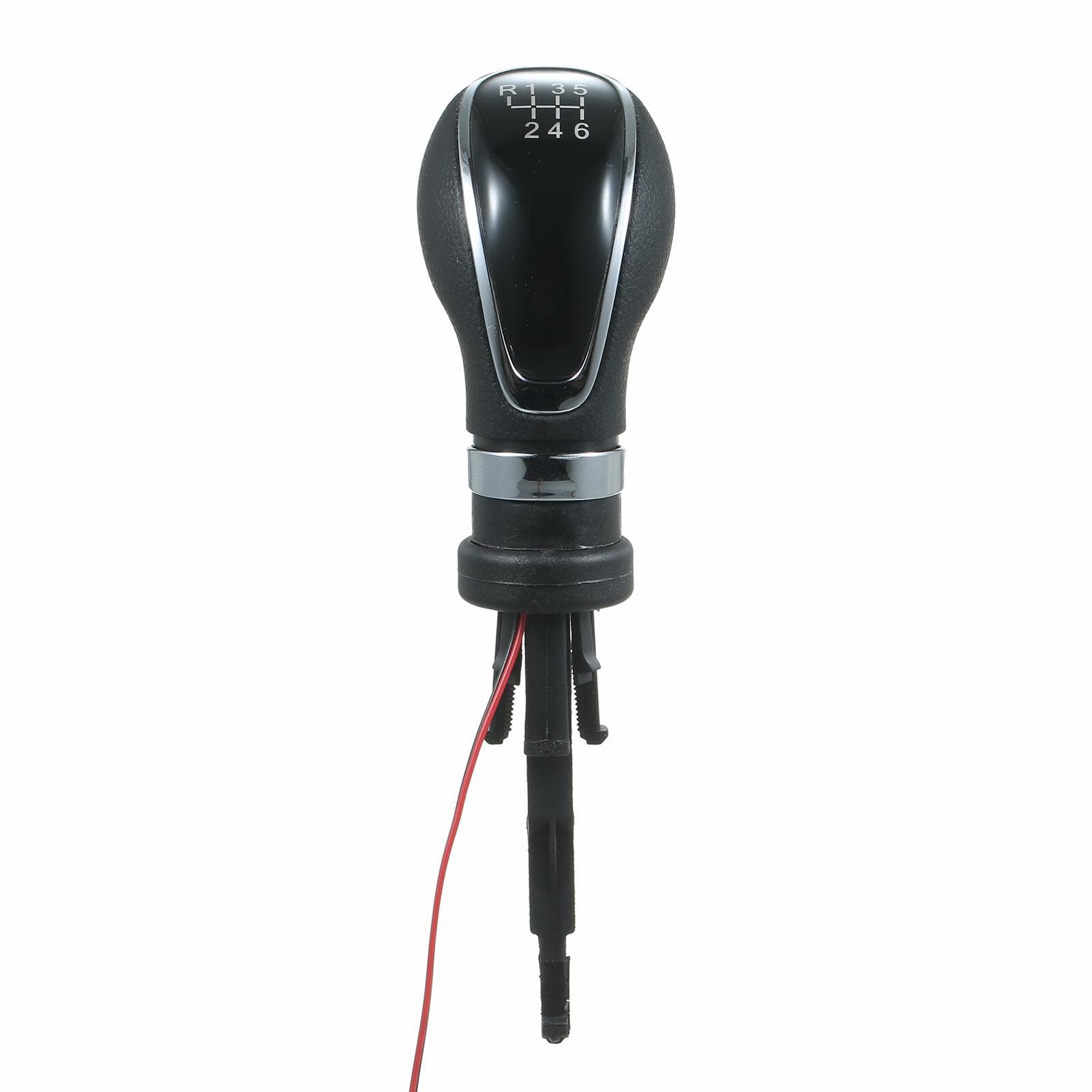 LED Car Gear Shift Knob Manual 5or 6-Speed Head Handle Lever Replacement for Vauxhall Opel Buick 6 black
