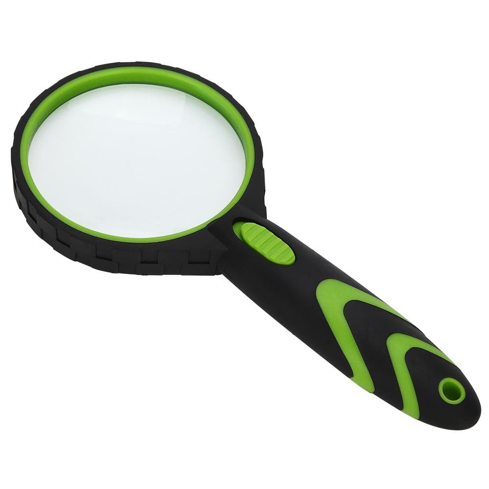 10X 75mm Magnifying Eye Loupe ShatterResistant with LED Handheld for Older Jewelry Idenfication