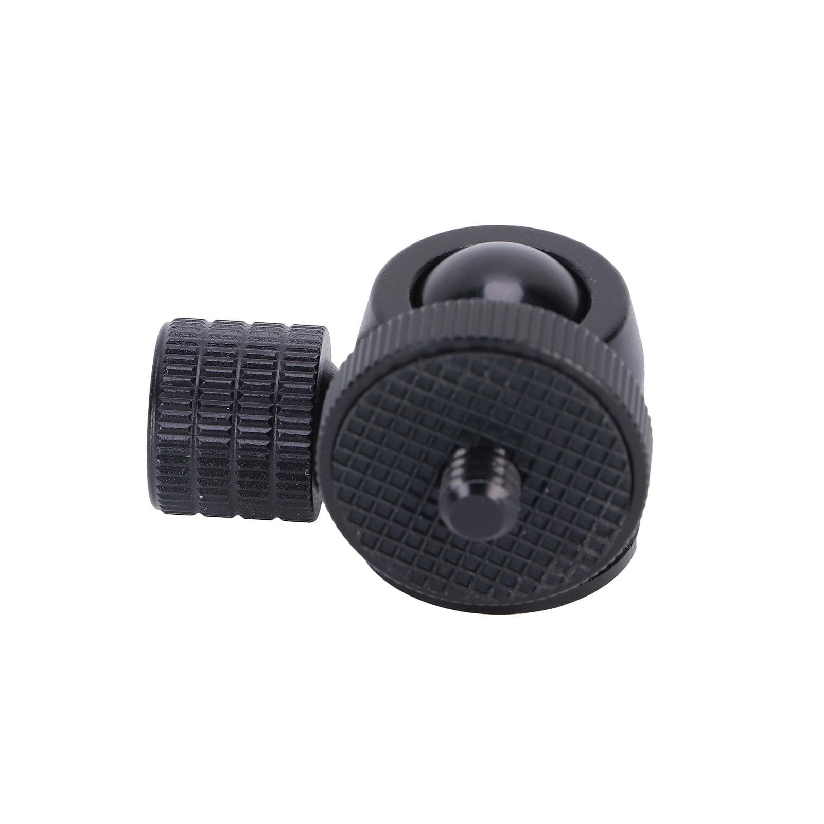 Mini Tripod Ball Head with 14 Inch Screw and Hot Shoe Mount Adapter for DSLR Camera Ring