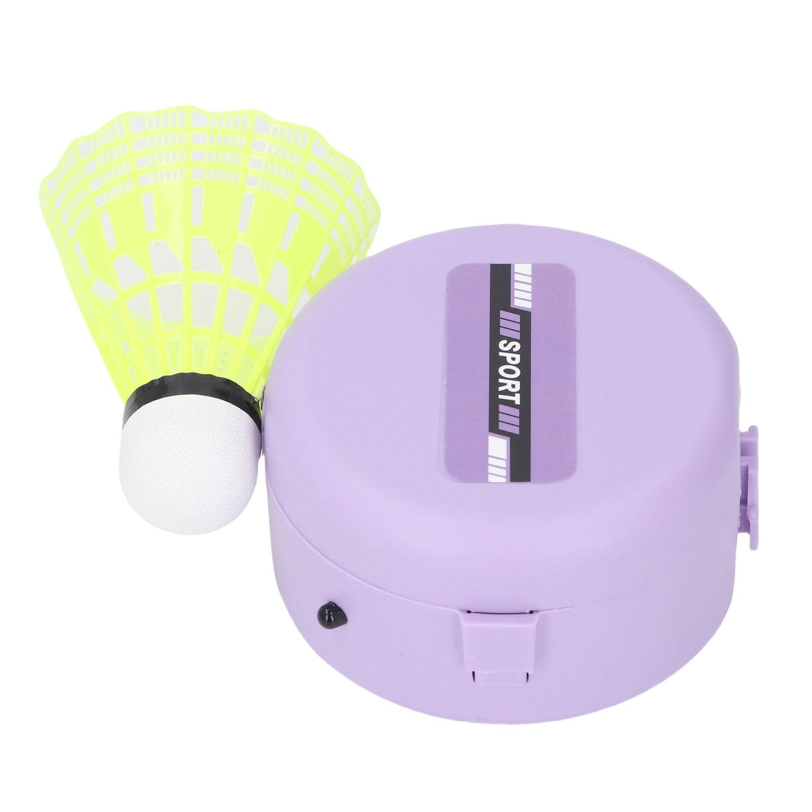 Badminton Rebound Trainer Automatic Rebound Remote Control Height Adjust Shuttlecock Single Player