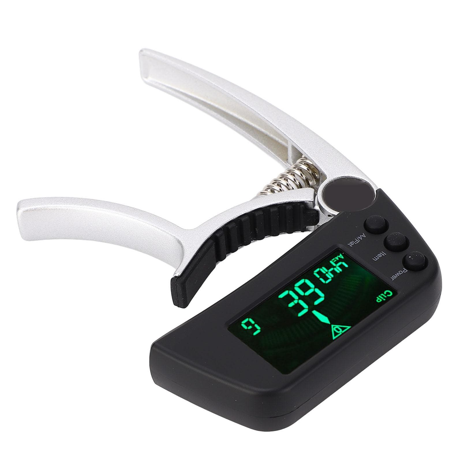 2 in 1 Guitar Capo Tuner LCD Display Digital Tuning Capo for Acoustic Electric Classical Guitars