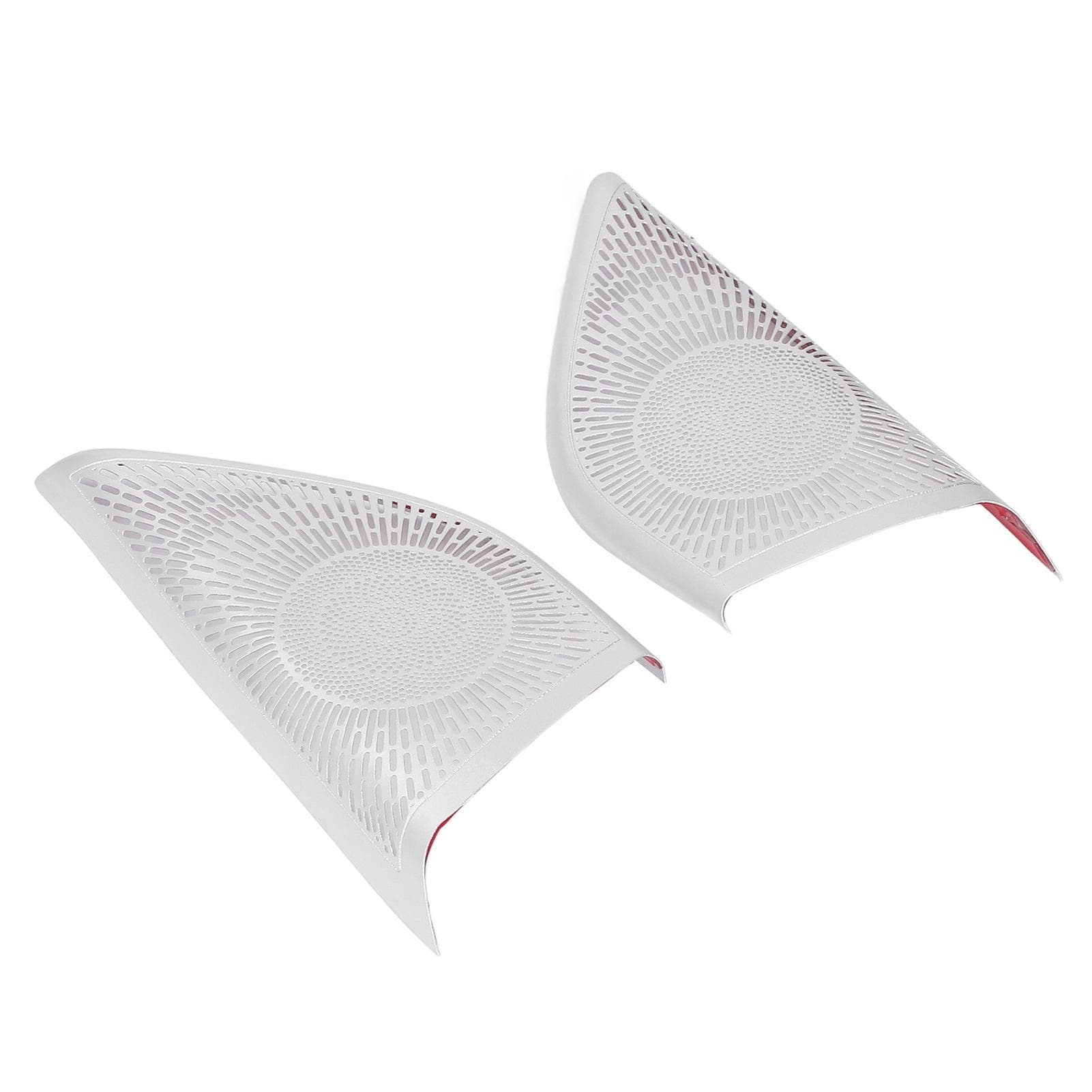 Pair Car Door Speaker Cover Audio Loudspeaker Trim Aluminum Alloy Replacement for Benz B Class W247