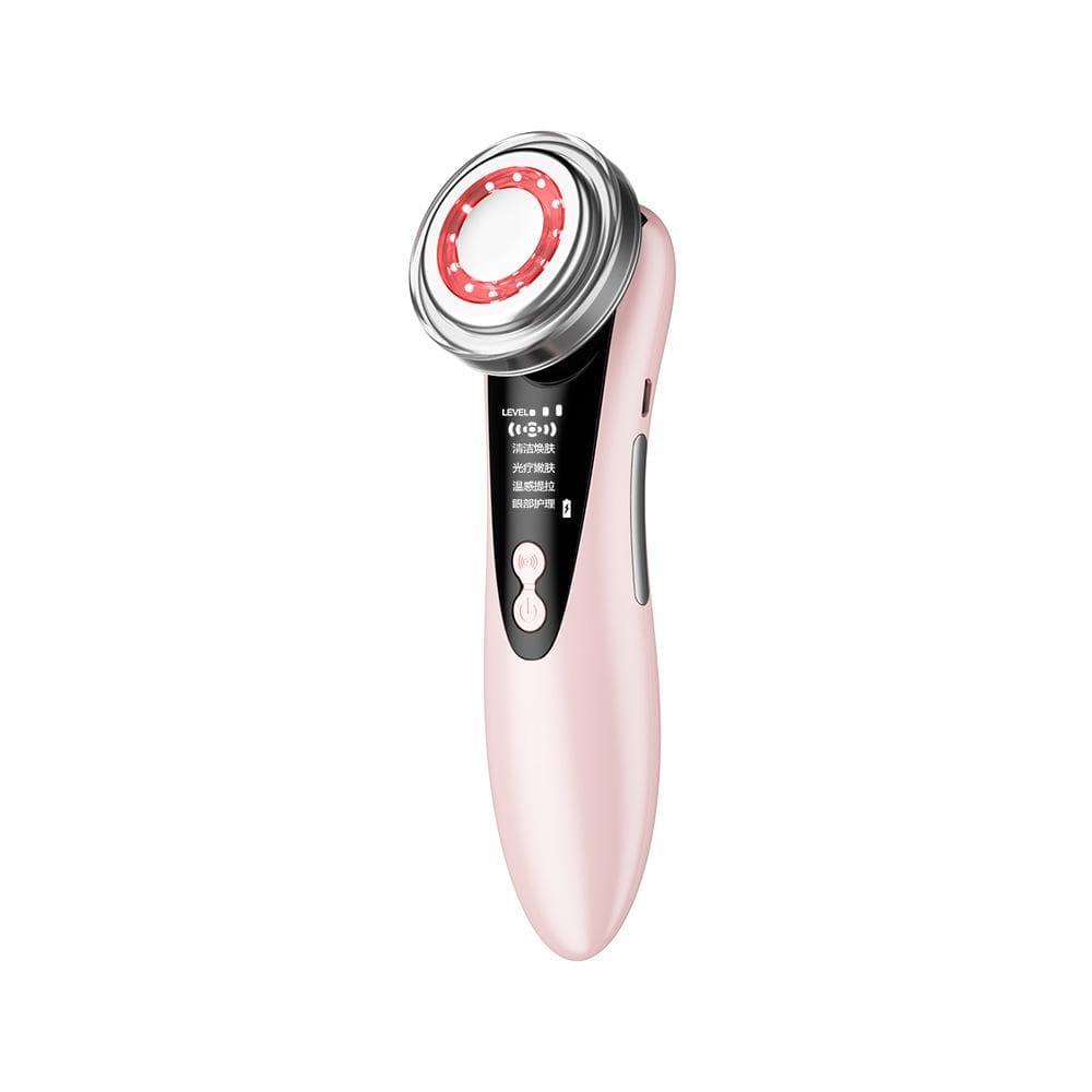 Beauty Instrument Household Face Introducer Massage Vibration Face Cleanser pink