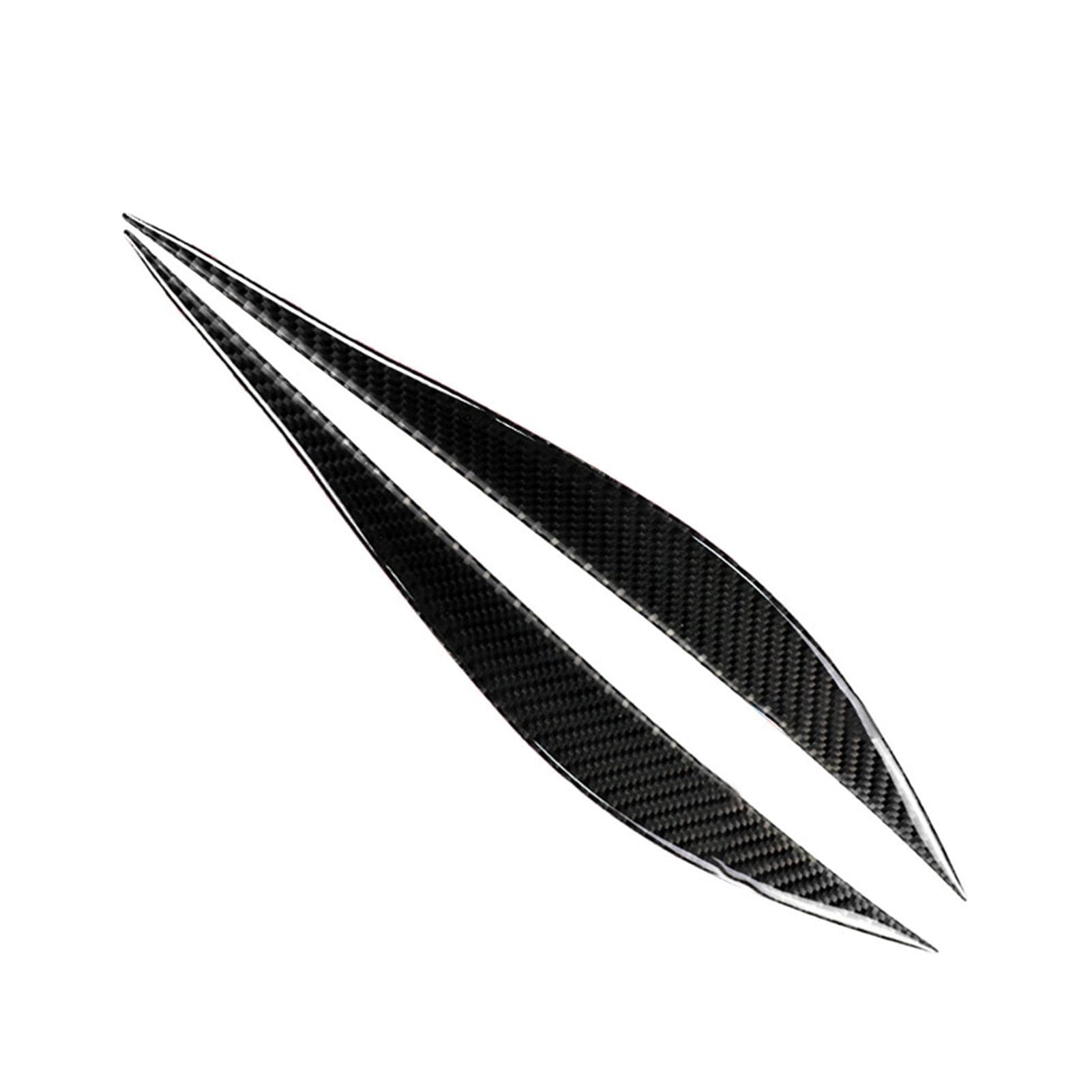 Carbon Fiber Headlight Eyebrows Eyelids Trim Eye Lid Cover Decoration Styling Sticker 1 Pair for B