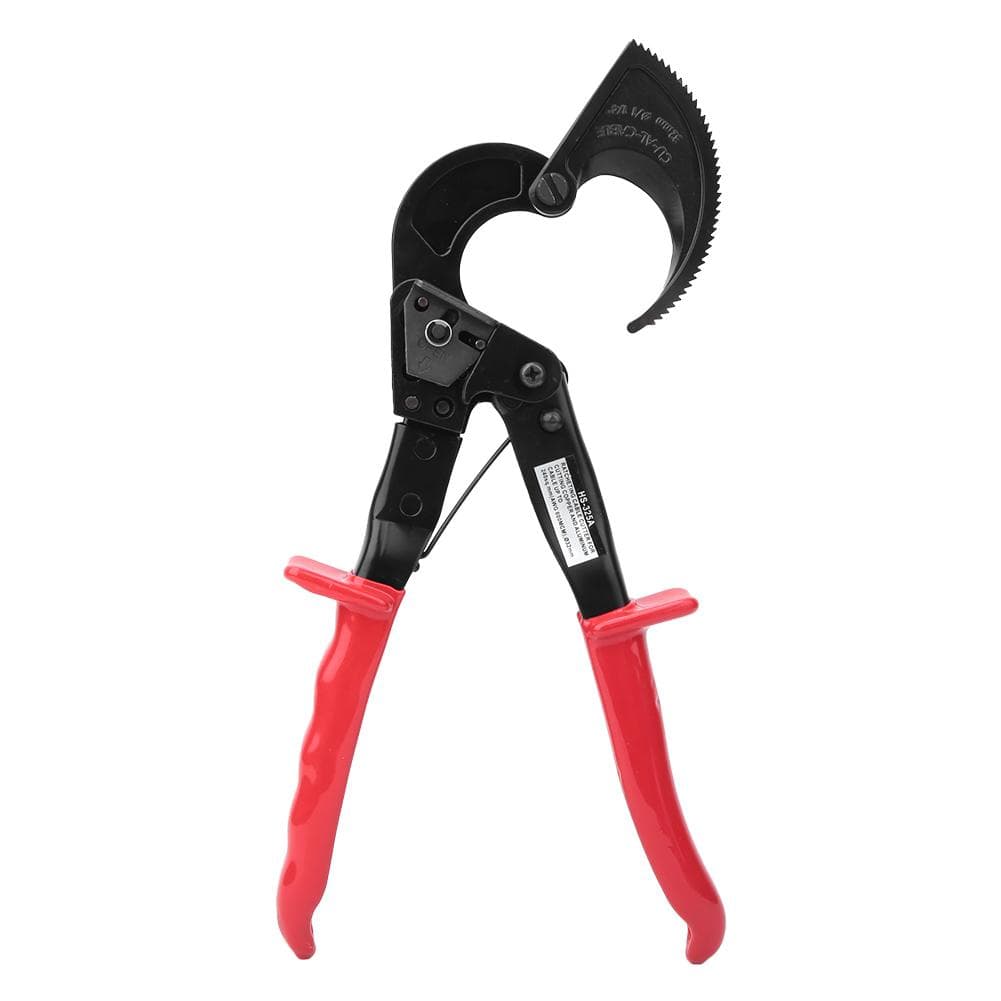HS325A Ratchet Cable Cutter Insulated HCS Copper Aluminum Cutting Tool 240mm less than br more than (HS325A )