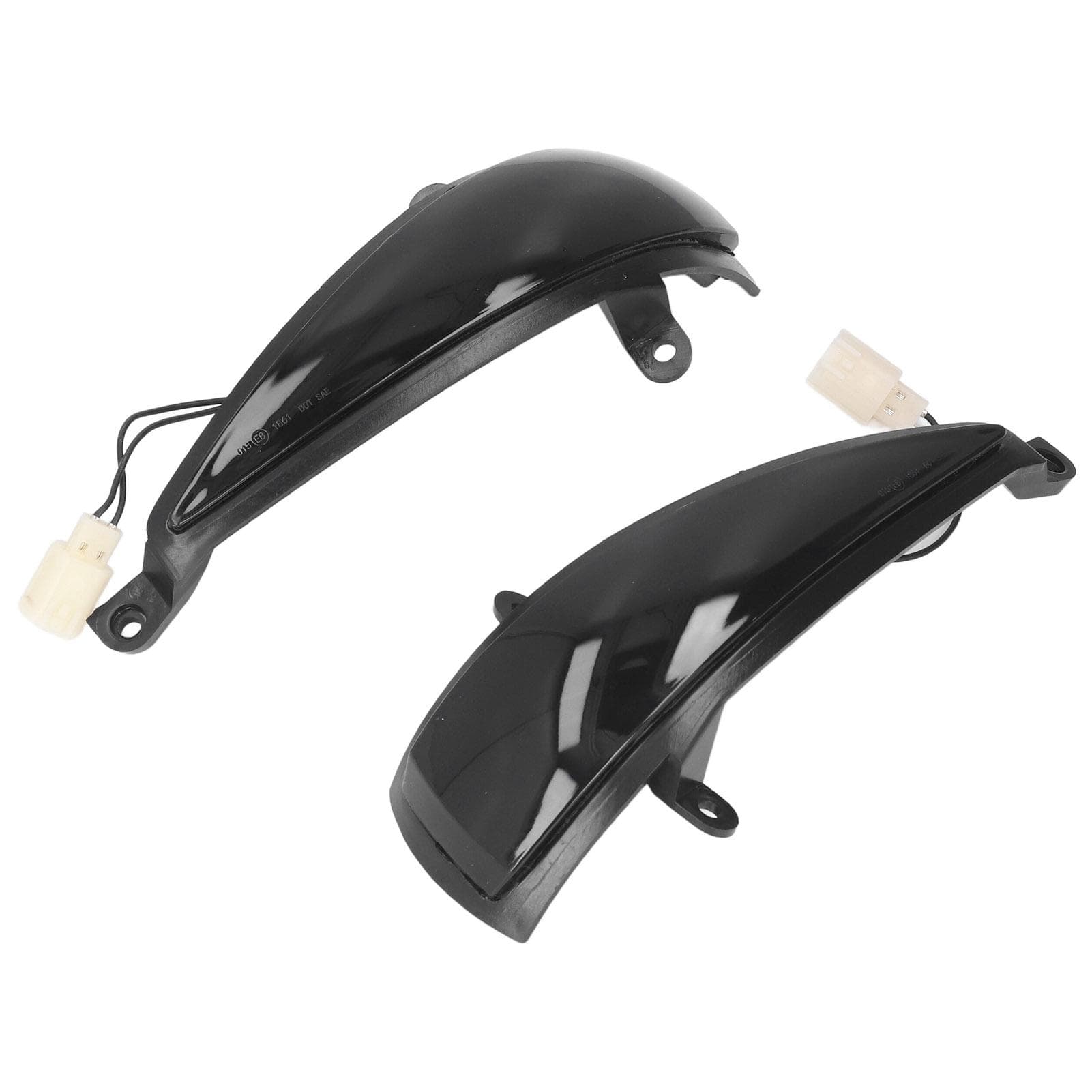 2PCS LED Dynamic Turn Signal Lights Rearview Mirror Mounted Amber Lighting Replacement for Civic