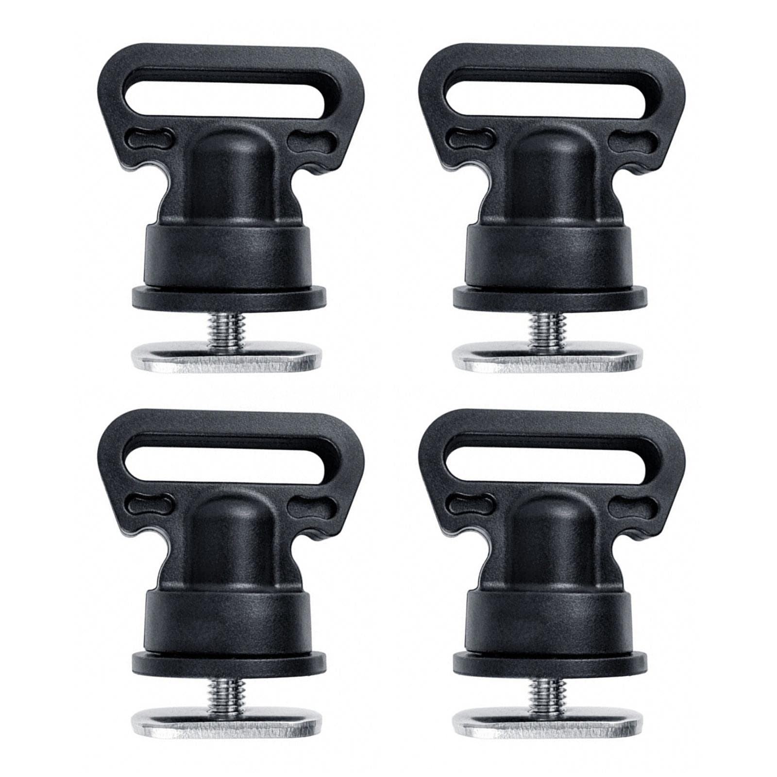 4pcs Kayak Track Mount Vertical Tie Down for Securing Cooler Fishing Crate and Other Kayak 4pcs