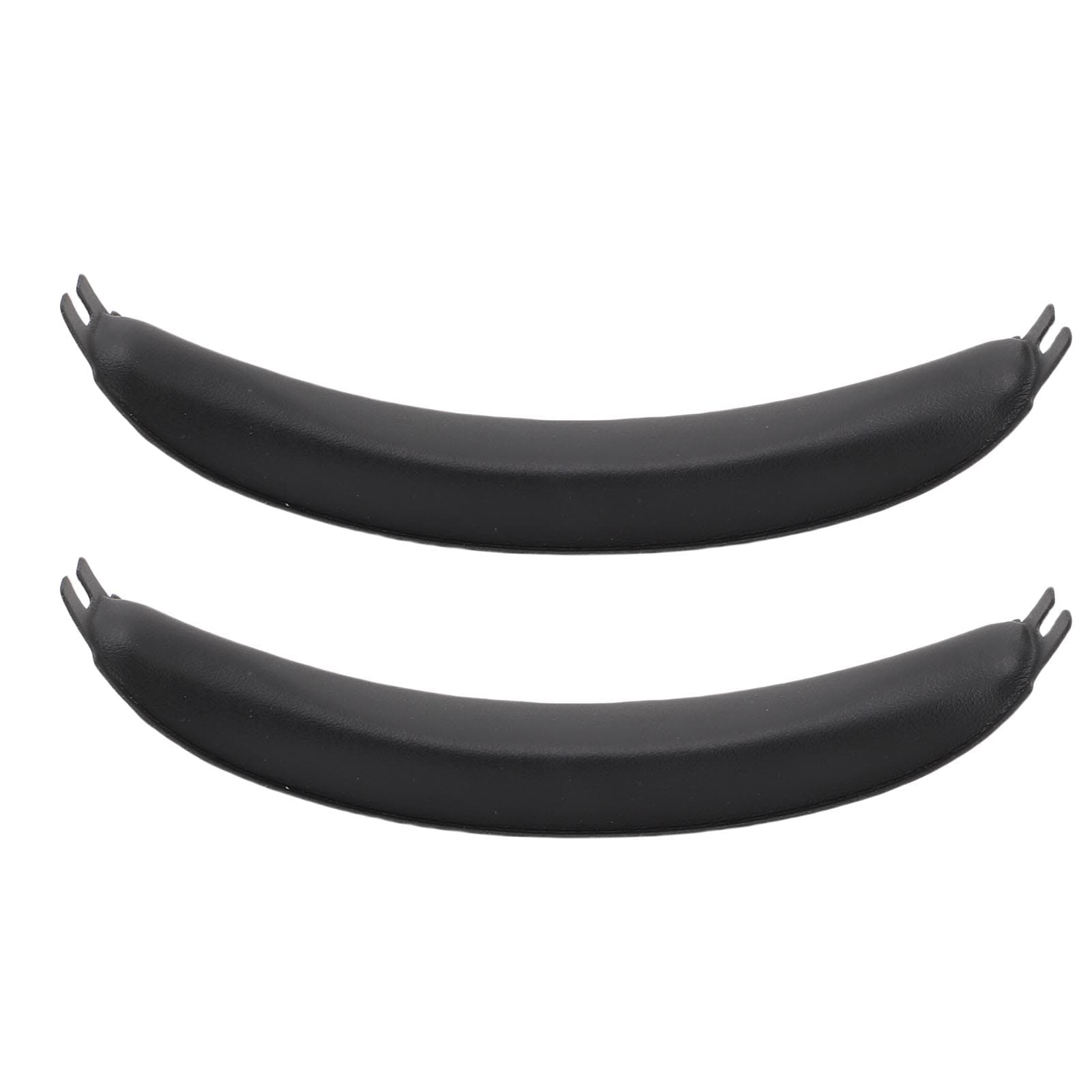 2PCS Replacement Headband Pad Soft Comfortable Protein Leather Headphone Headband Cushion Cover For