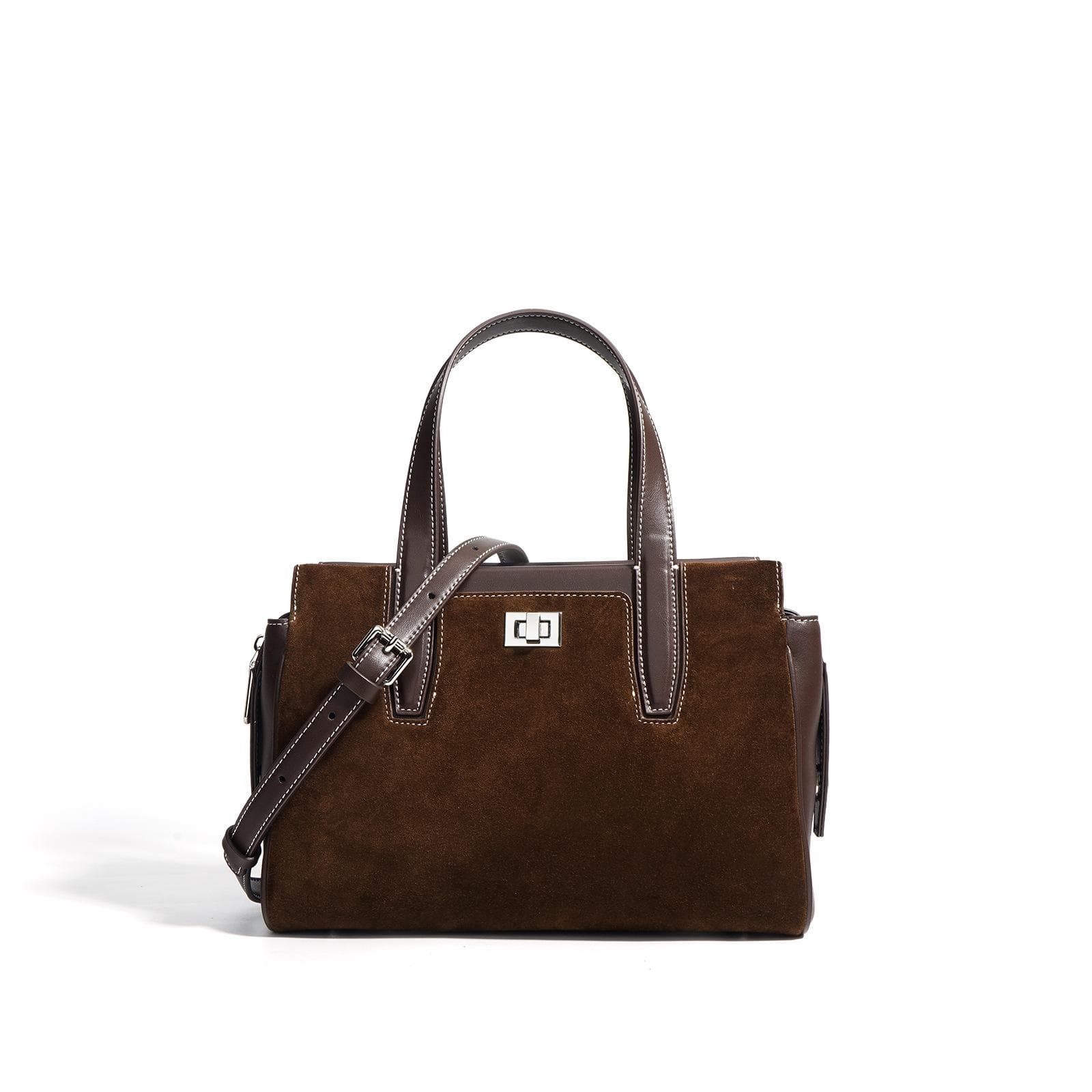 Women's Leather, Large-capacity Killer Bag, Women's Crossbody, Versatile Commuting Lock Handbag