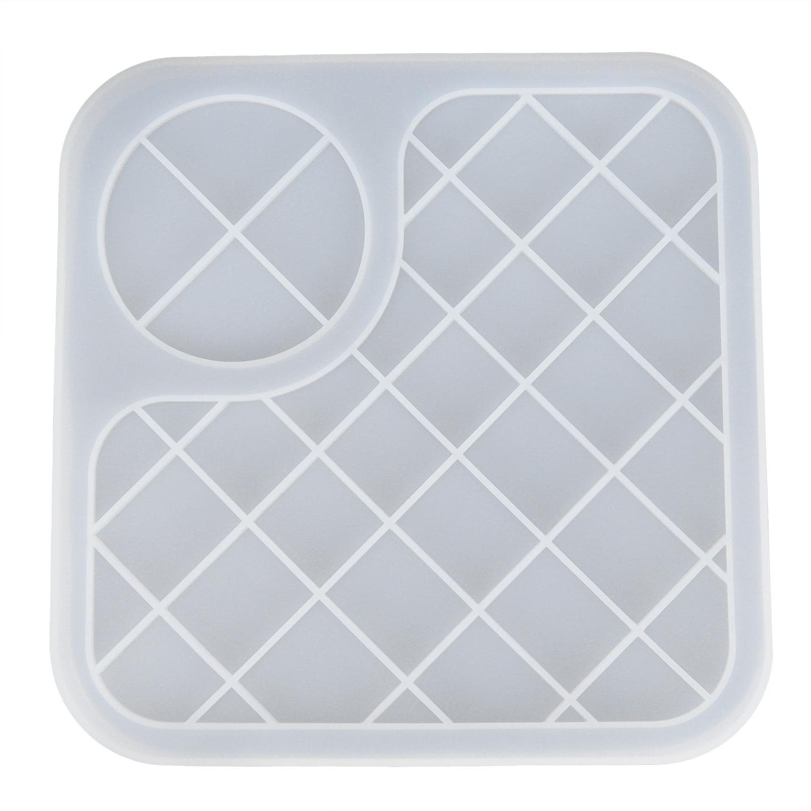 Silicone Mold Translucent Epoxy Resin Drop Glue Tray Tool for DIY Baking Decoration MakingLarge