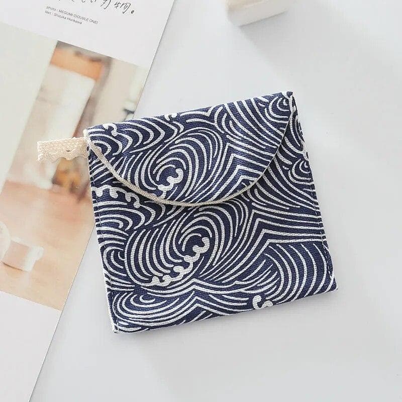 Sanitary Pad Pouch Mini Folding Women Cute Bag For Gaskets Napkin Towel Storage Bags Pouch Case Sanitary Pad Organizer
