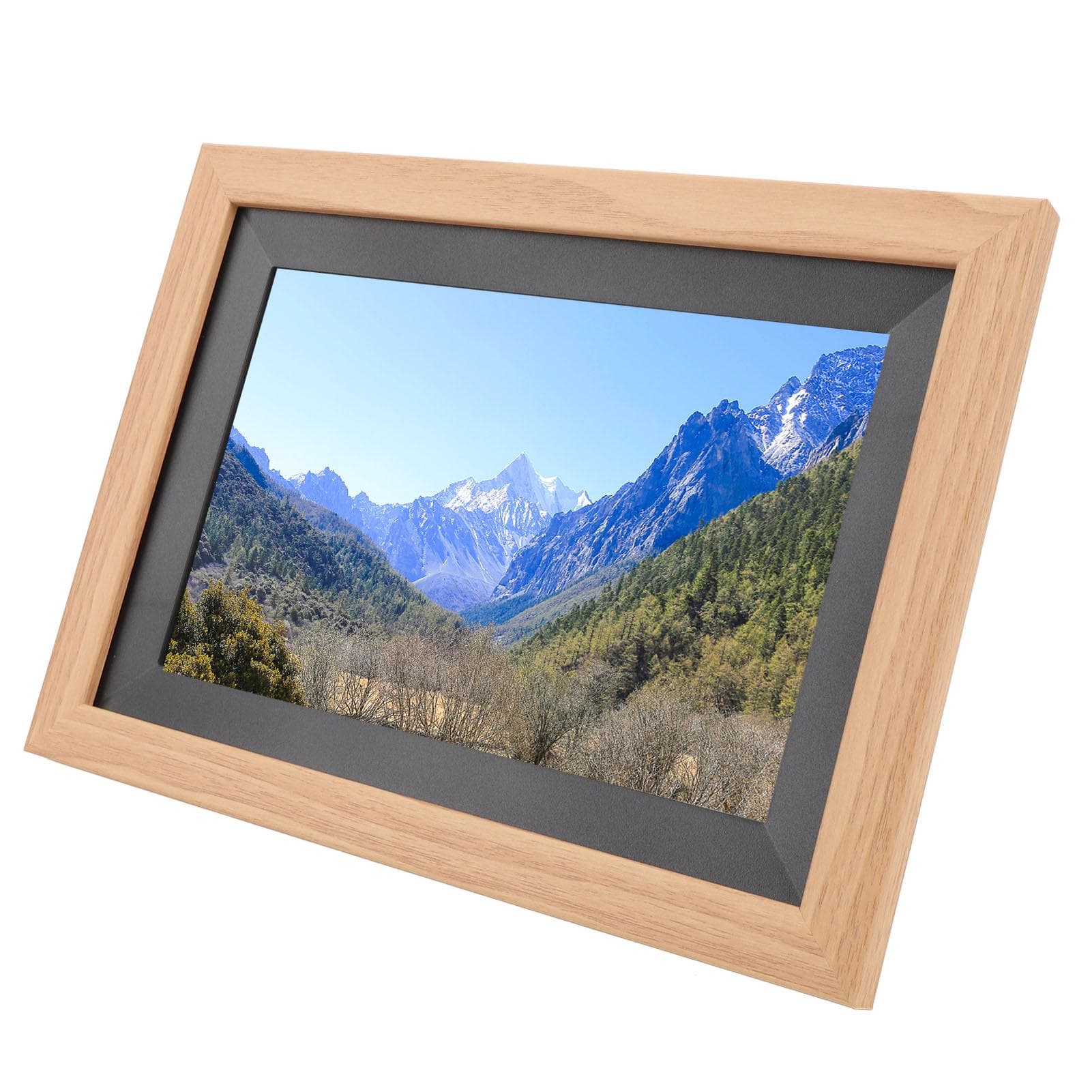 10.1 Inch WiFi Digital Picture Frame IPS Touch Screen Smart Electronic Photo Frame 16GB Storage EU Plug