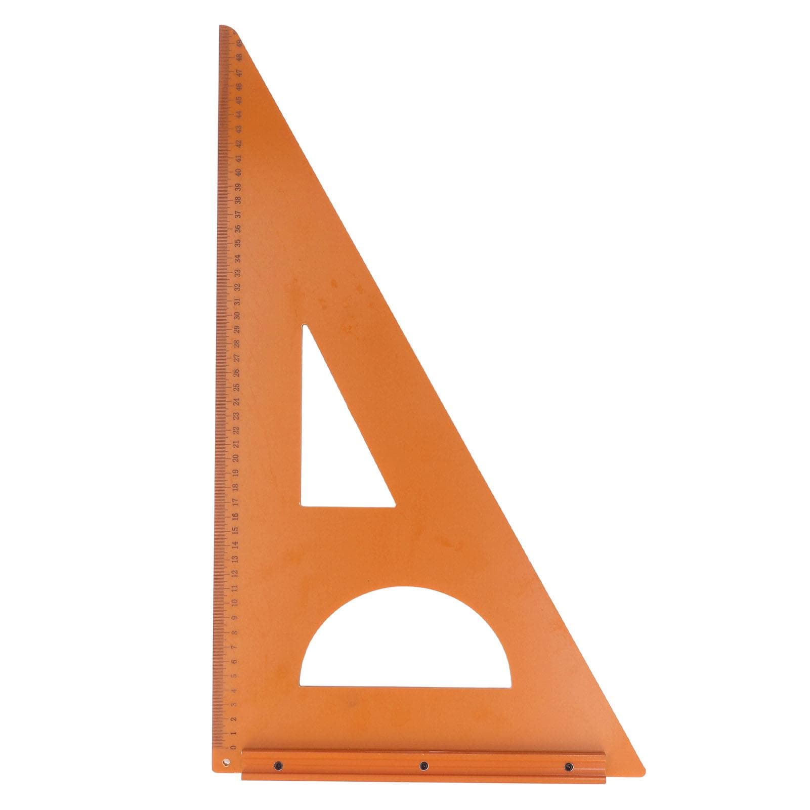 Carpenter Square Ruler 50x30cm Engineering Plastic Plate 90 degrees Right Angle Triangle Square Carpenter