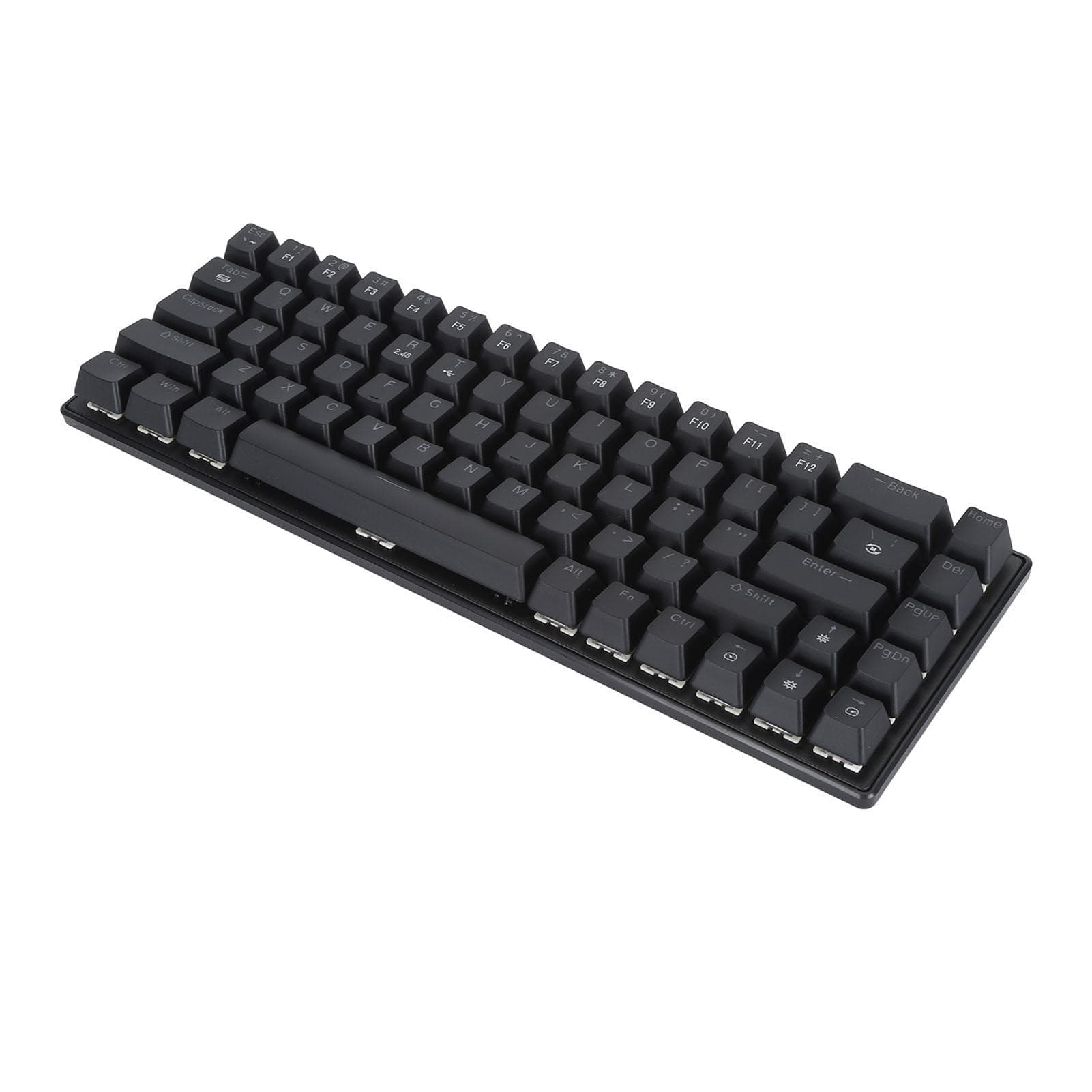 61 Keys Mechanical Keyboard Wireless Blue Switches Keyboard BT5.0 2.4G USB C RGB Backlit Gaming black