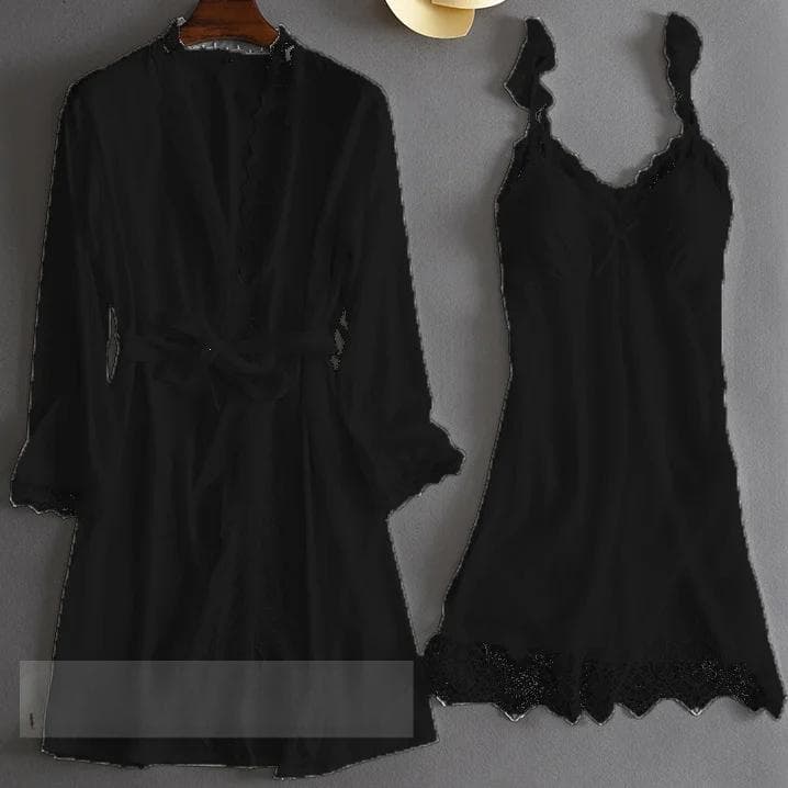 Burgundy Lace Bride Bridesmaid Wedding Robe Set Summer Women Sleepwear Kimono Bathrobe Gown Sexy Satin Home Dress Lounge Wear M