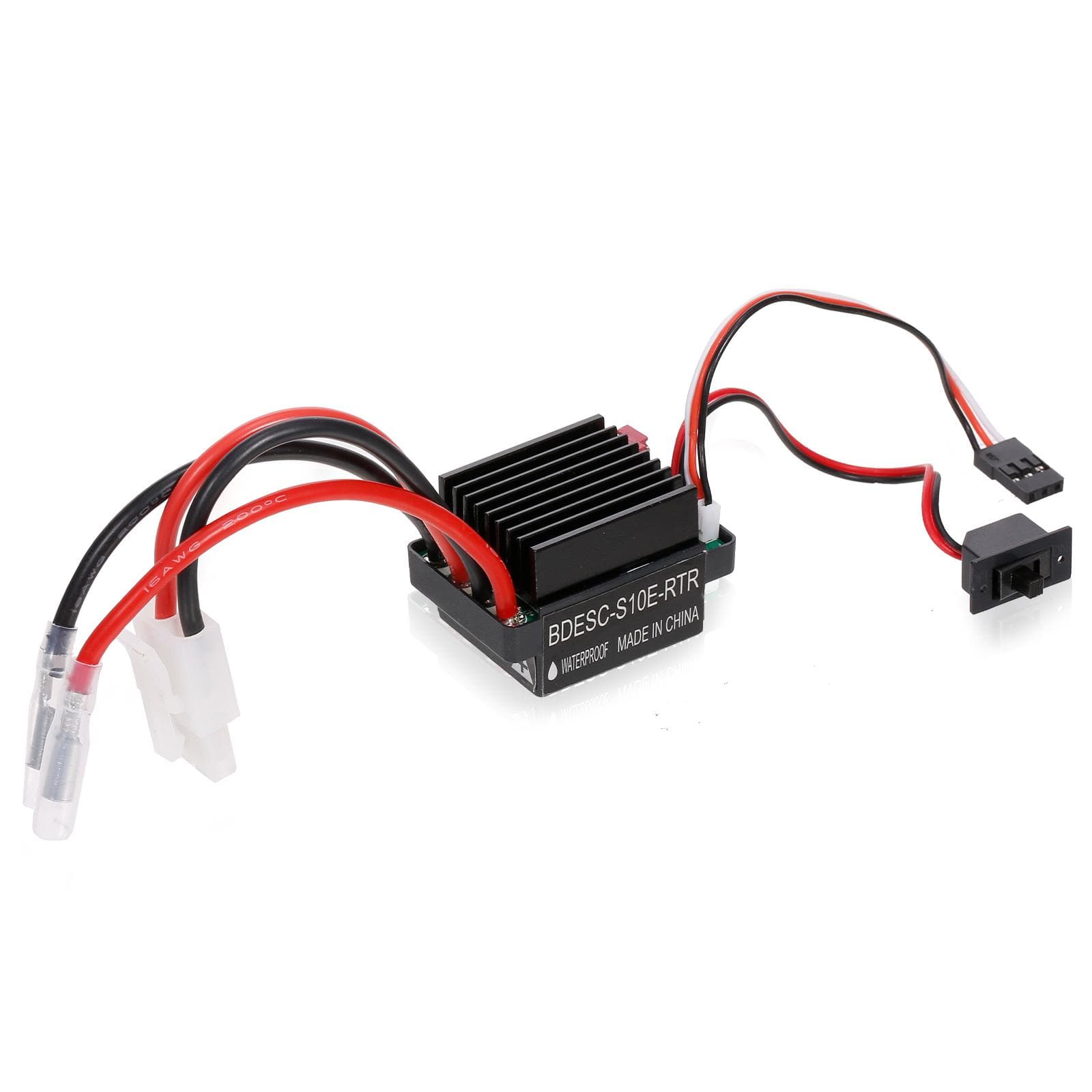 320A ESC Brushed Forward Reverse Electric Speed Controller with Brake Waterproof Support 2-3S multicolour