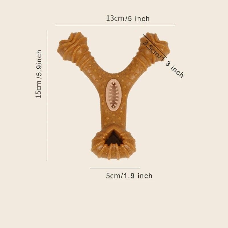 22CM Wooden Durable and Interactive Dog Toys for Teeth Cleaning Large Breed Chew Stick Indestructible Tough Durable Dog Toys brown