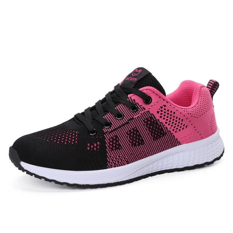 Breathable Women Running Shoes Lightweight Anti-slip Female Sports Shoes Outdoor Soft Women's Sneakers Lace Up Fashion Tennis 39