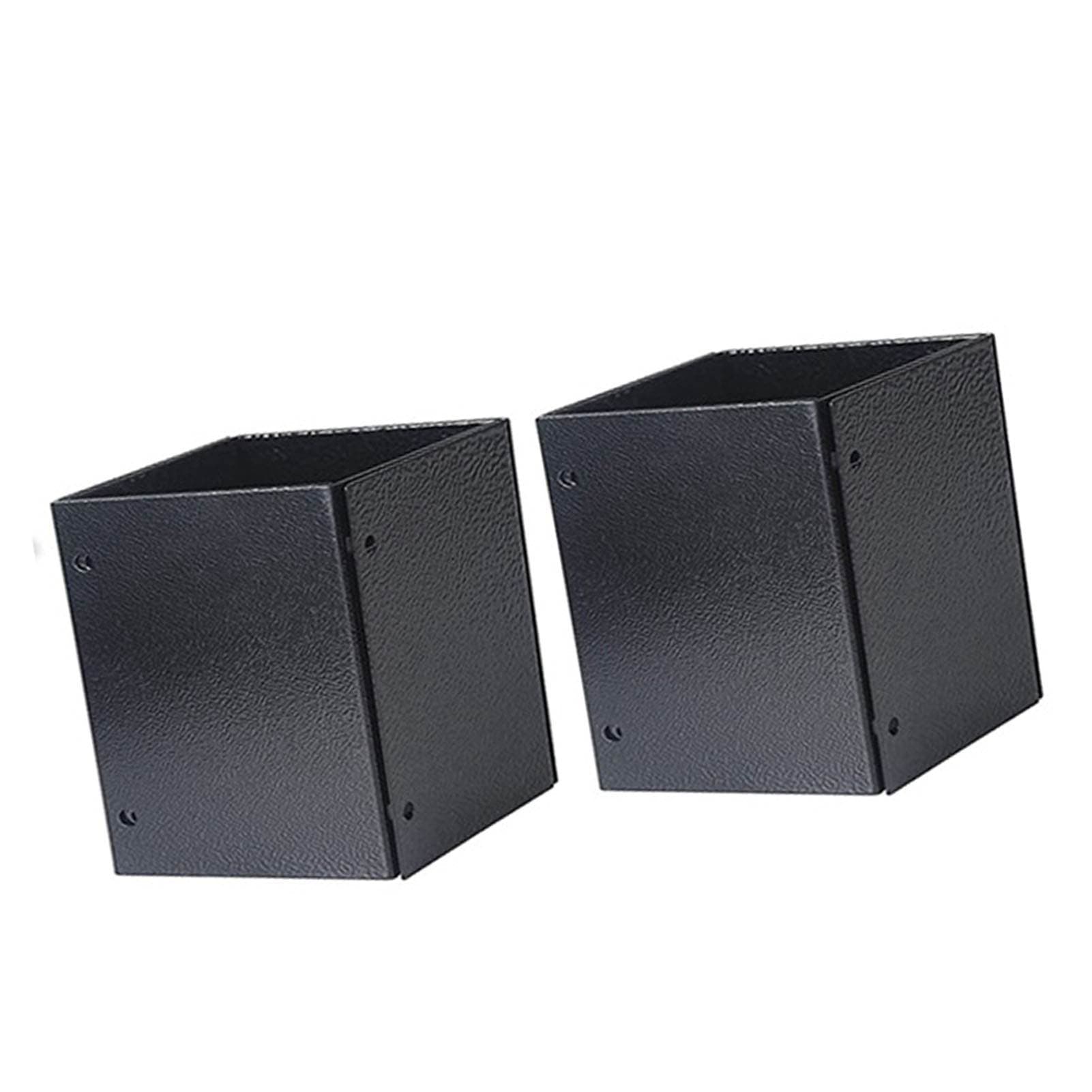 Post Protector Stainless Steel Adjustable Mailbox Post Base Protector for Fences