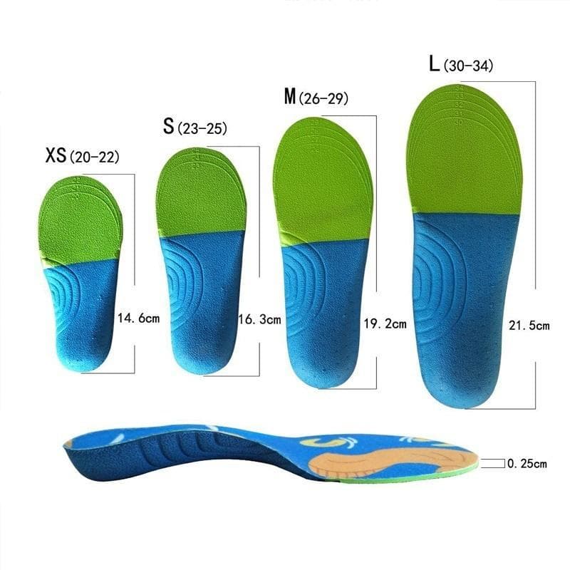 Children Kid Flatfoot Correction Orthopedic Insole Orthopedic Arch Support Foot Care Soft Breathable L