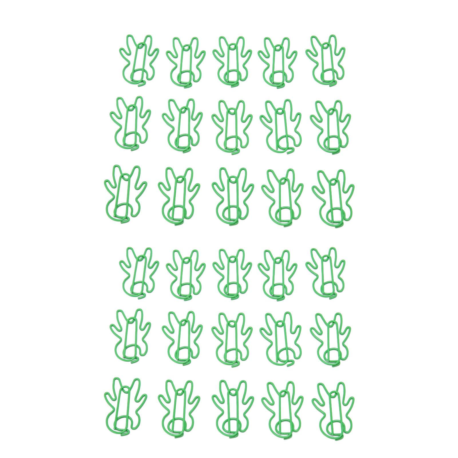 30Pcs Paper Clip Antislip Human Shaped Portable Multipurpose for Home School Office File