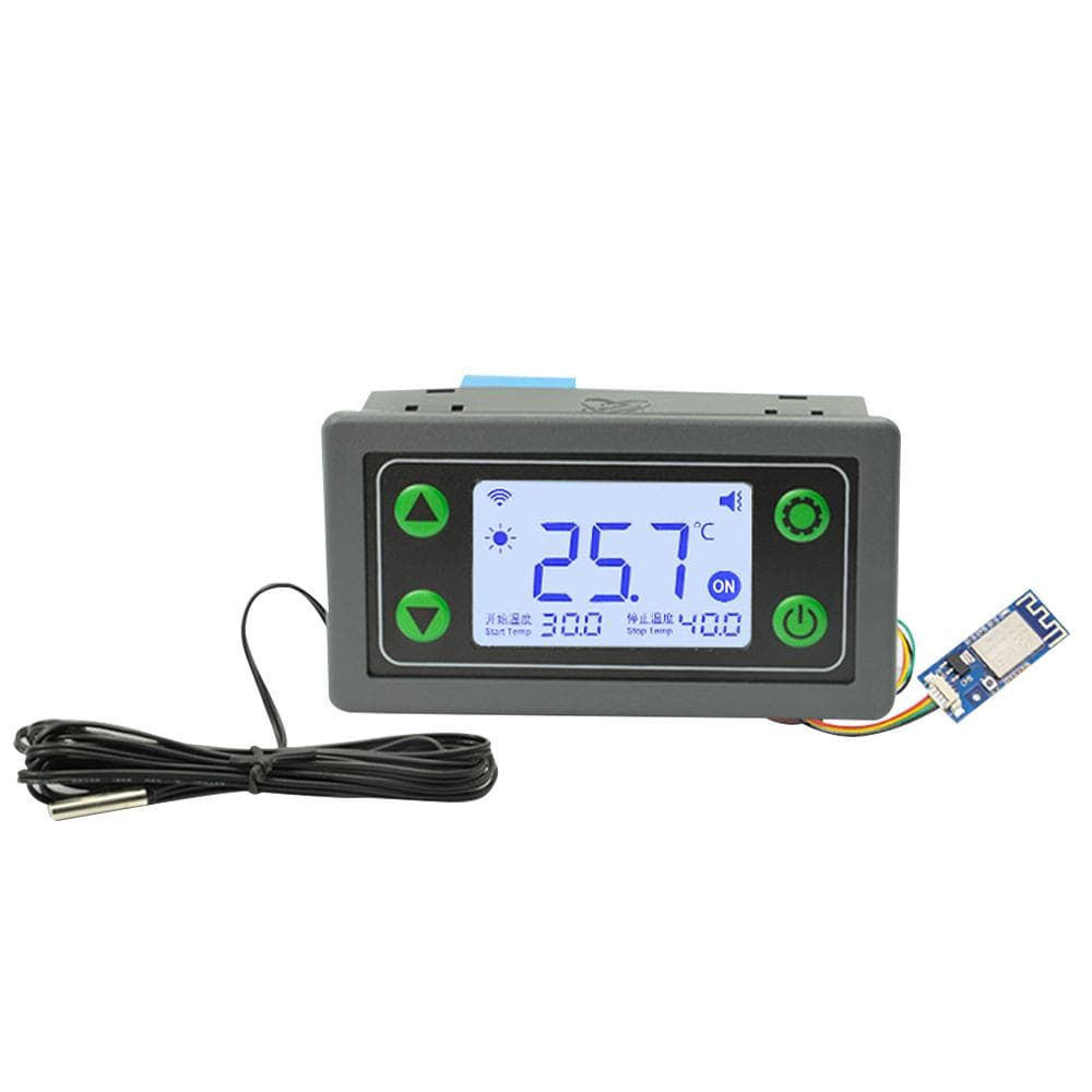 Digital LCD Display Intelligent Thermostat Cellphone APP Remotely Control Wifi Temperature XY-SA30-W multicolour