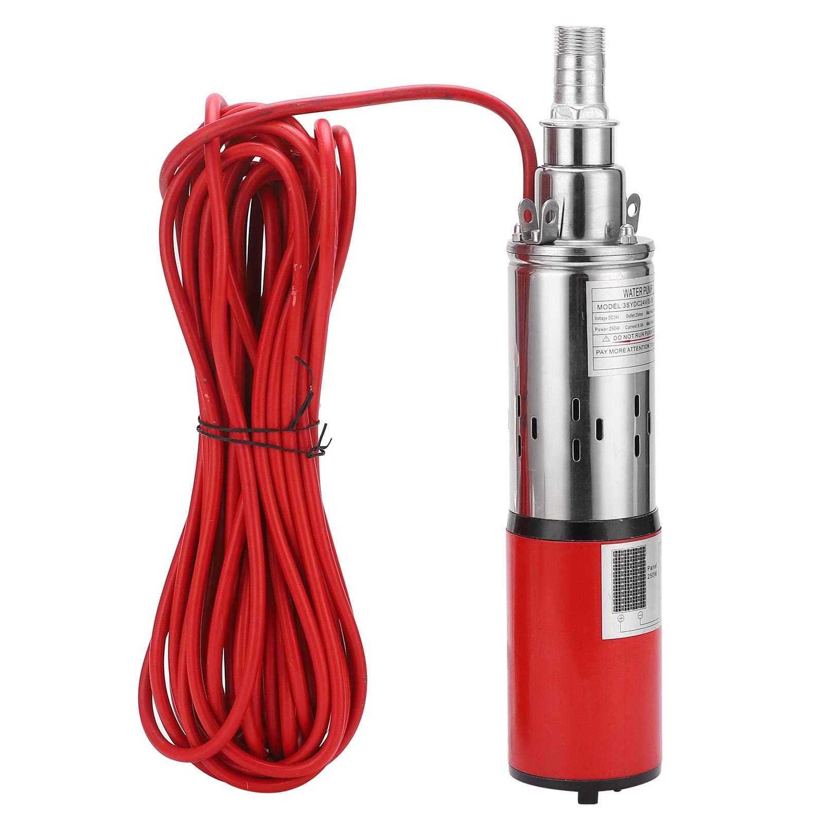 Solar Water Pump Electric Drive Screw Submersible Pump 50 Meters High Lift 1.5mh DC24V