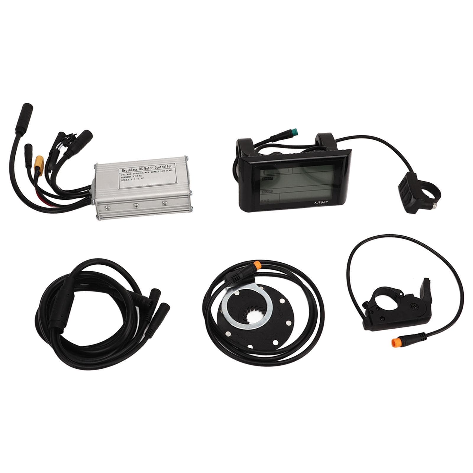 Electric Bike Retrofit Controller Kit SW900 Panel Trigger Shifter 17A 3 Mode Sine Wave Controller